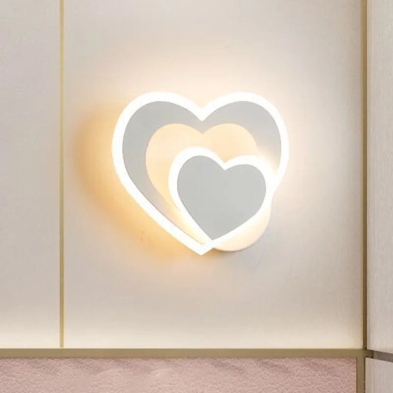 Skanto | Hjerte Vegglampe | Romantisk Design | Enkel Installasjon - AtmosLove
