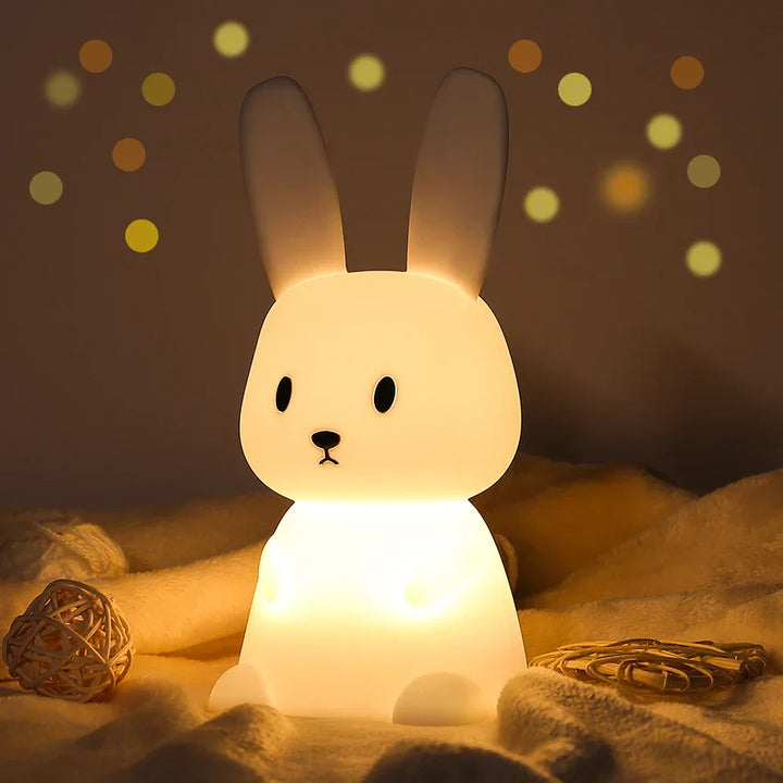 LED Nattlys for Barn – Dimmbar Nattlampe med -Design, USB Oppladbar, Berøringskontroll | Skanto