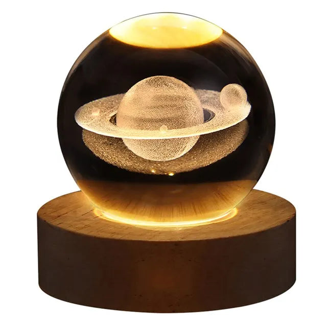 Solar-System Bordlampe – LED Lys med Planetdesign for Oppholdsrom | Skanto