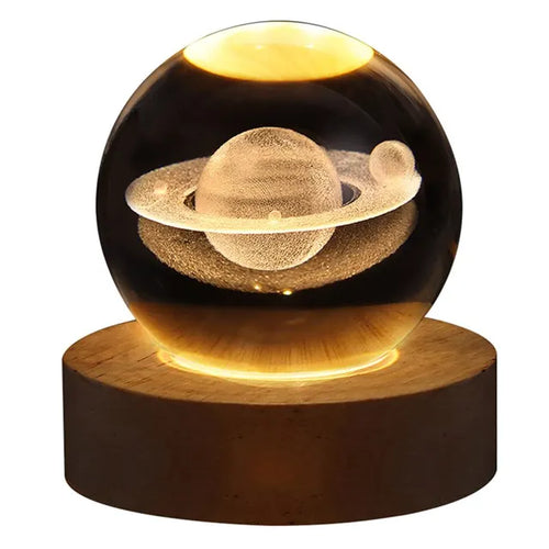 Solar-System Bordlampe – LED Lys med Planetdesign for Oppholdsrom | Skanto
