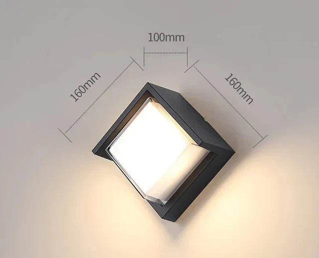 Moderne Vegglampe for Utendørs – Værbestandig LED Utendørslys for Terrasse & Hage | Skanto