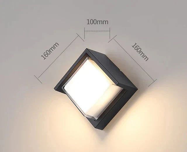 Moderne Vegglampe for Utendørs – Værbestandig LED Utendørslys for Terrasse & Hage | Skanto