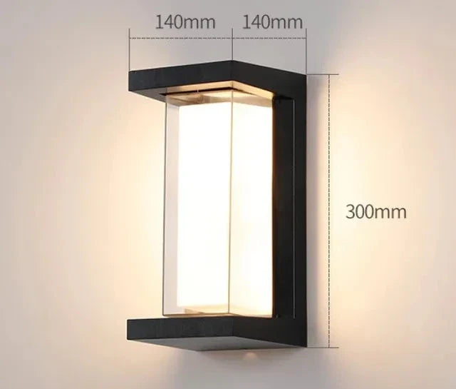 Moderne Vegglampe for Utendørs – Værbestandig LED Utendørslys for Terrasse & Hage | Skanto