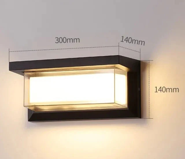 Moderne Vegglampe for Utendørs – Værbestandig LED Utendørslys for Terrasse & Hage | Skanto