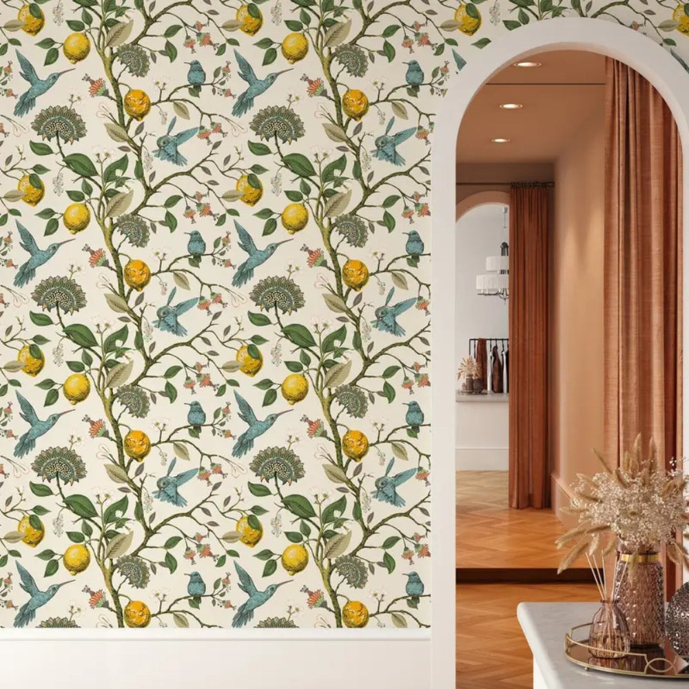 Skanto | Lemon Bluebird PVC Vanntett Tapet