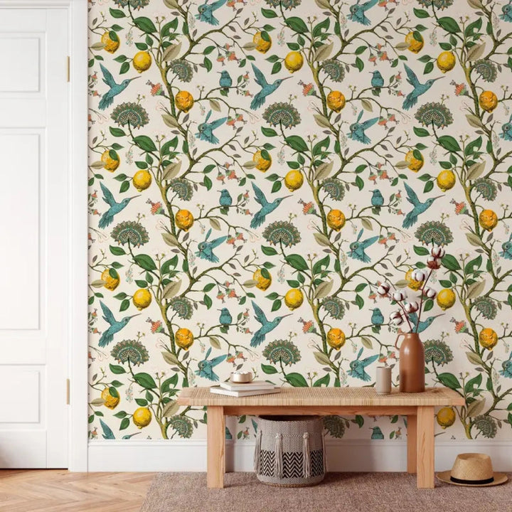 Skanto | Lemon Bluebird PVC Vanntett Tapet