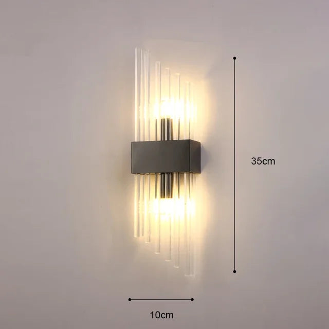 Skanto | Vegglampe - GlamorLite - Luksuriøs Design - Elegant og Raffinert