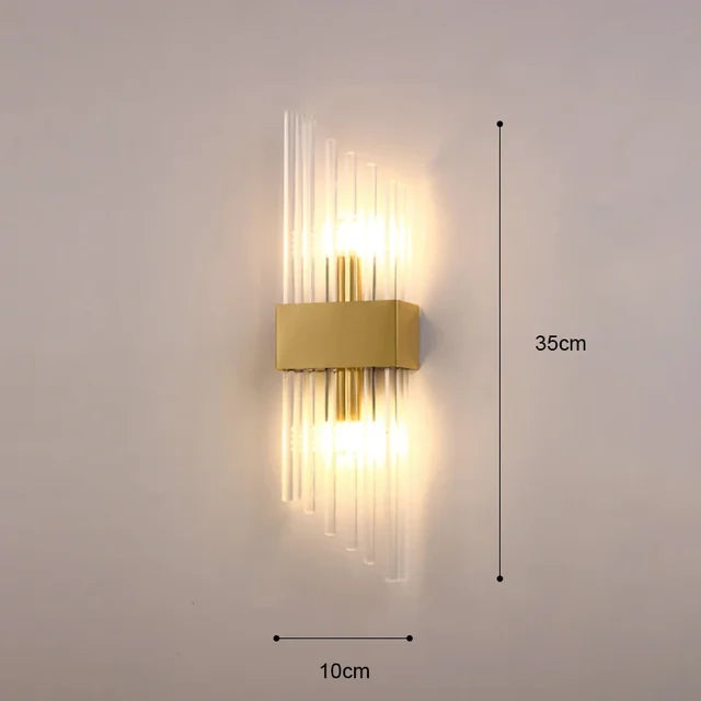 Skanto | Vegglampe - GlamorLite - Luksuriøs Design - Elegant og Raffinert