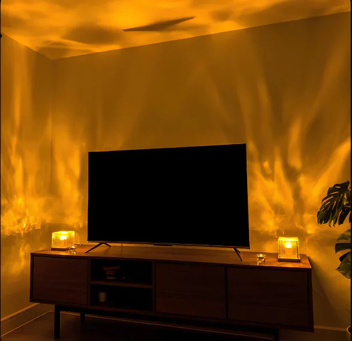 Skanto | LED Bordlampe med Vannbølgeeffekt