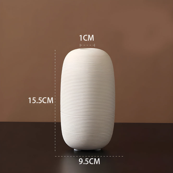 Skanto | Minimalistisk Håndlaget Keramisk Zen Vase