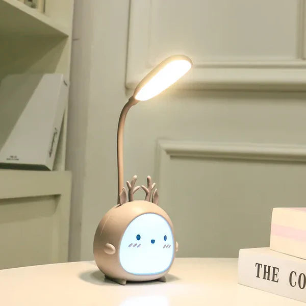 Kids' Reading Lamp with Eye Protection and USB Night Light - BrightBuddy | Skanto