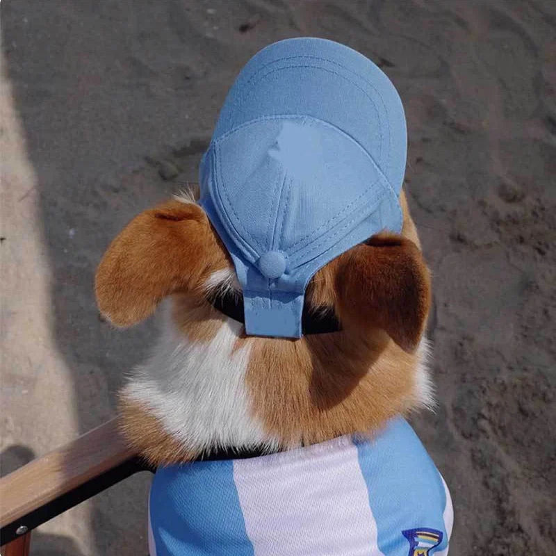 Skanto | Justerbar Hundesolhatt - Søtt Øre-Ut Sommer Baseballcaps