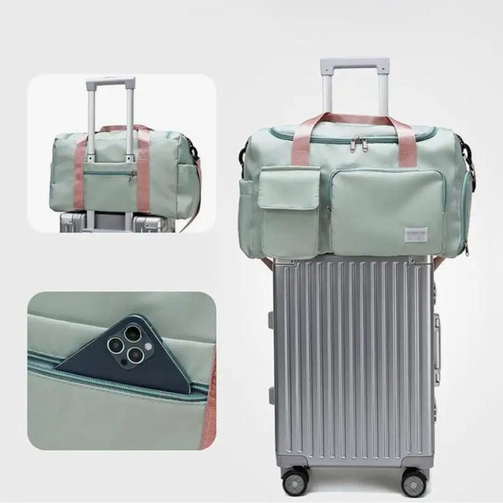 Skanto | Multi-lomme reiseveske, sports- og treningsbag med separat skoparti