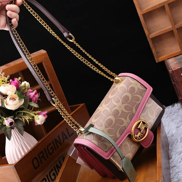 Skanto | Mini Bag Camira med Kontrasterende Farger – Eleganse for Hverdagen