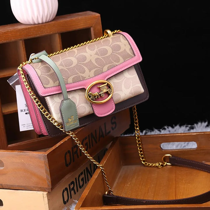 Skanto | Mini Bag Camira med Kontrasterende Farger – Eleganse for Hverdagen