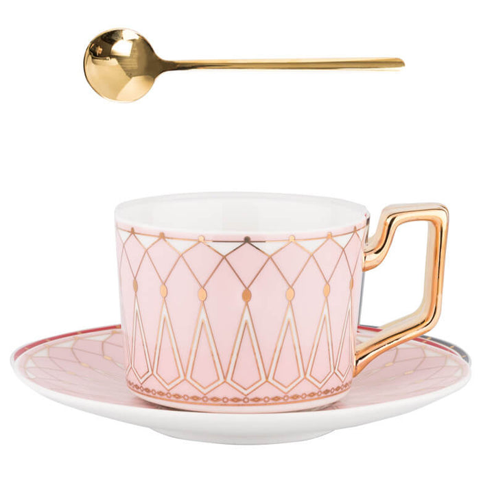 Skanto | Square A Retro-Mønster Kaffe Krus