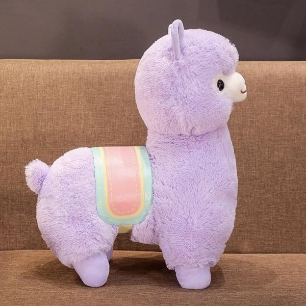 Llama Alpaca Plush Toy With Saddle | Skanto
