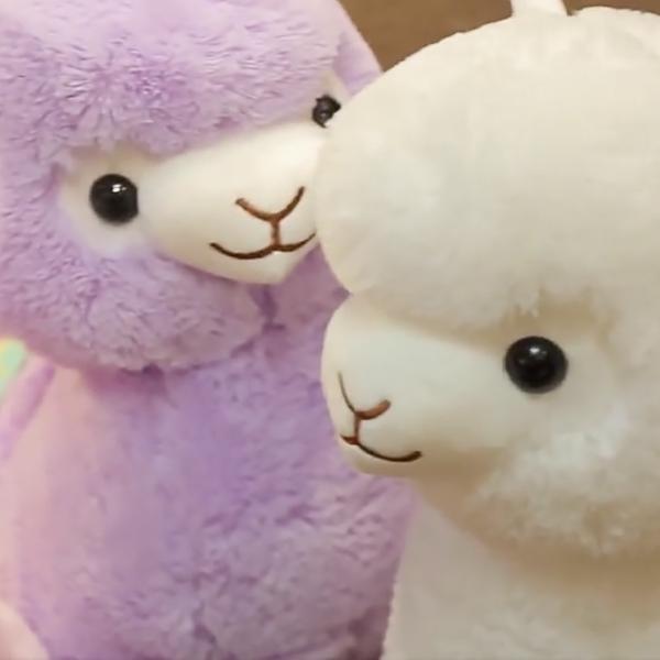 Llama Alpaca Plush Toy With Saddle | Skanto