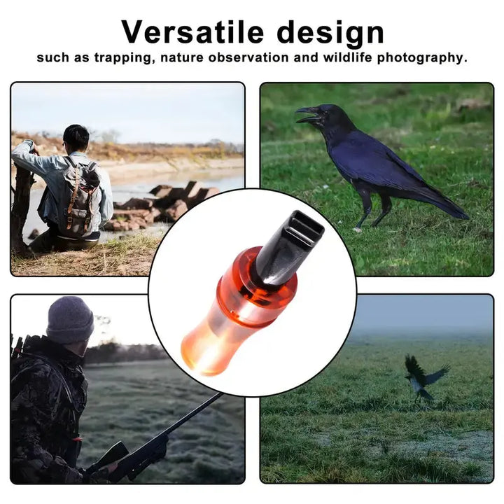 Kråkefløyte for jakt, natur og trening – Realistisk lyd rett fra lommen