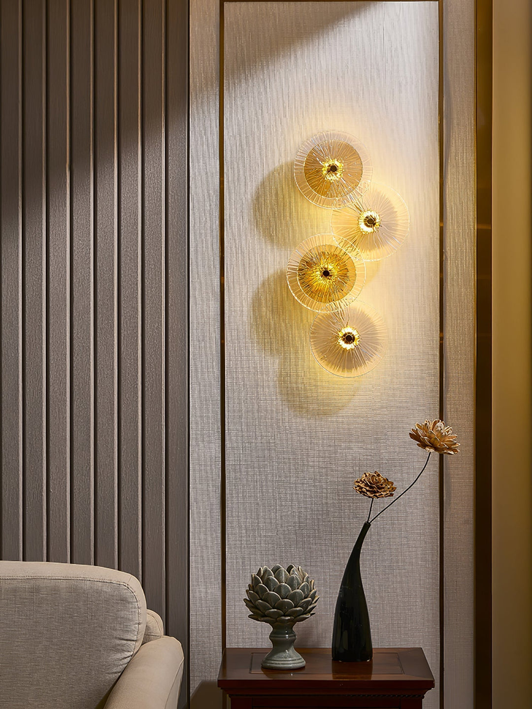 Skanto | LotusGlow – Moderne Lotusblomst Vegglampe for Rolighet