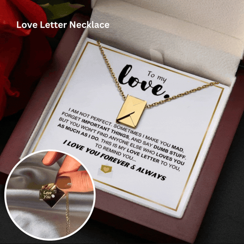 Skanto | Love Letter Halskjede - Premium Gaveeske Sett