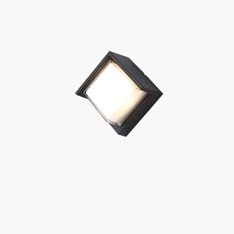 Moderne LED-Außenwandleuchte med Bewegungsmelder