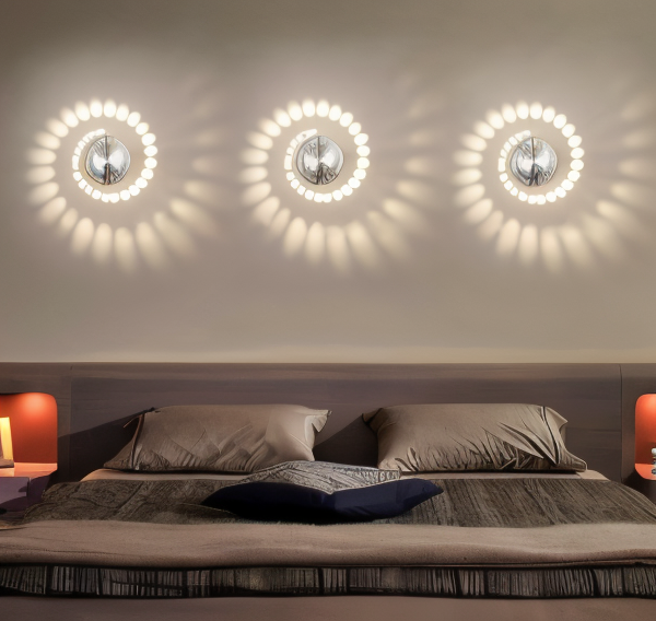 Skanto | LuminBlast LED Vegglampe – Fargerik Spiral Sylinder Vegglampe for Moderne Innendørs Belysning