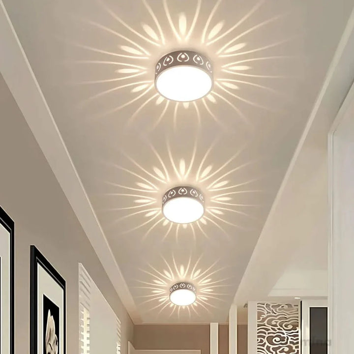 Skanto | Lunoval LED Taklampe – Ultra-Tynn Rund Armatur