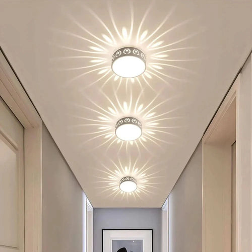 Skanto | Lunoval LED Taklampe – Ultra-Tynn Rund Armatur