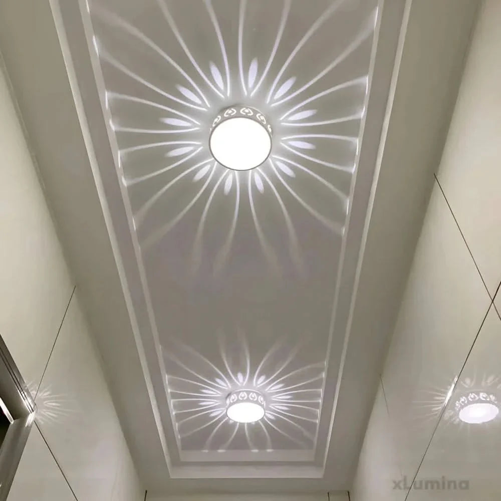 Skanto | Lunoval LED Taklampe – Ultra-Tynn Rund Armatur