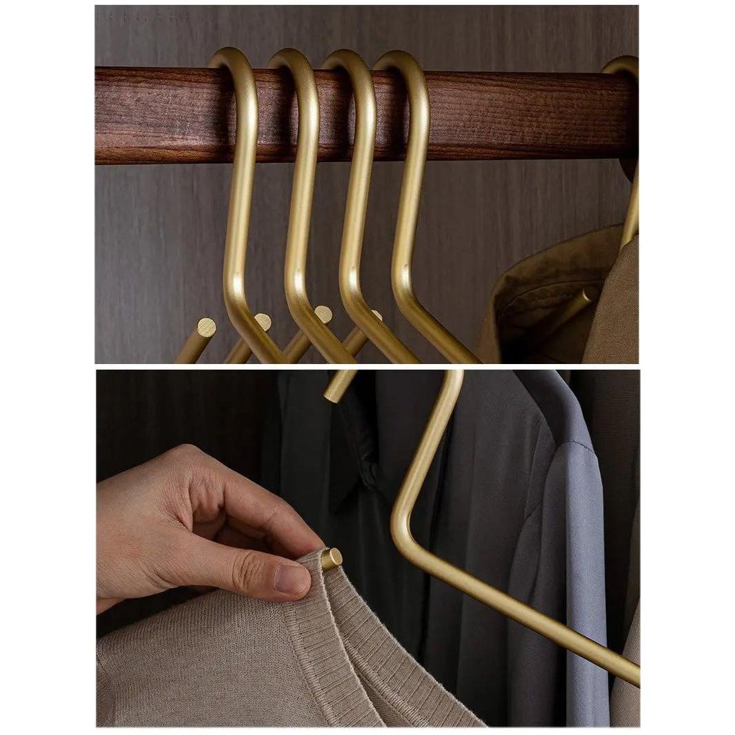 Skanto | Luksus Anti-Skli Kleshengere - Stilige Egnede Matte Kleshengere For Langvarig Bruk - (5 per sett)