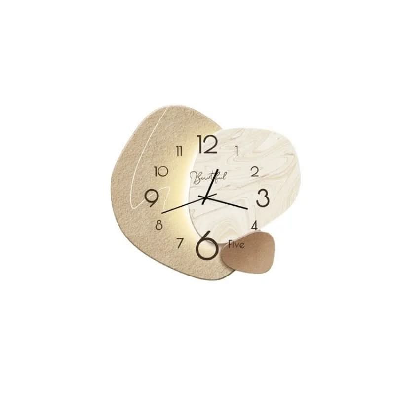 Skanto | Moderne 30 cm Stille Kvarts Veggklokke Metall Glass