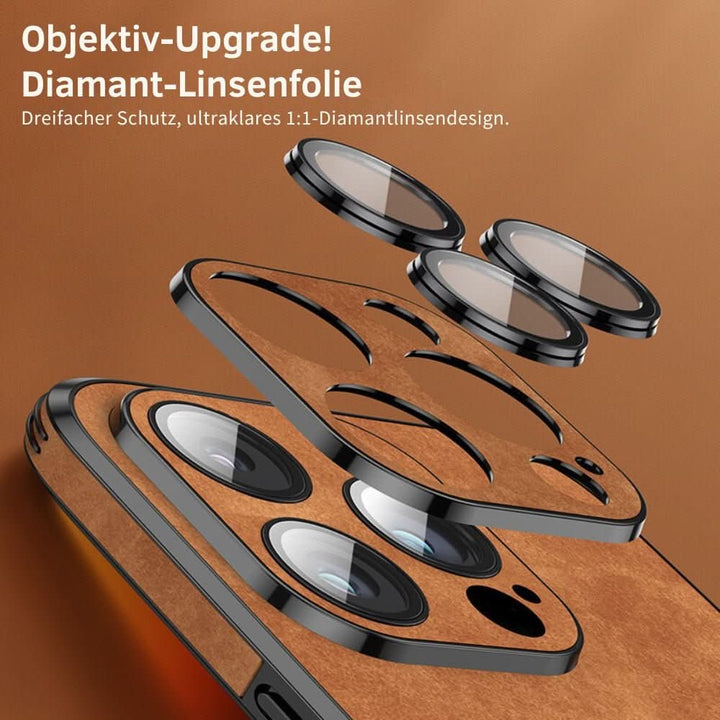 Skanto | Lær iPhone-deksel med støtsikring og elegant design