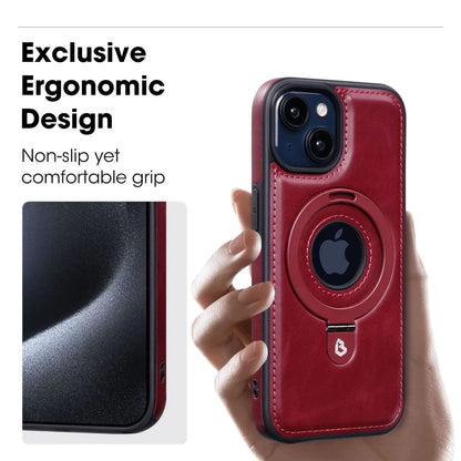 Skanto | Magnetisk iPhone-deksel med usynlig ringholder