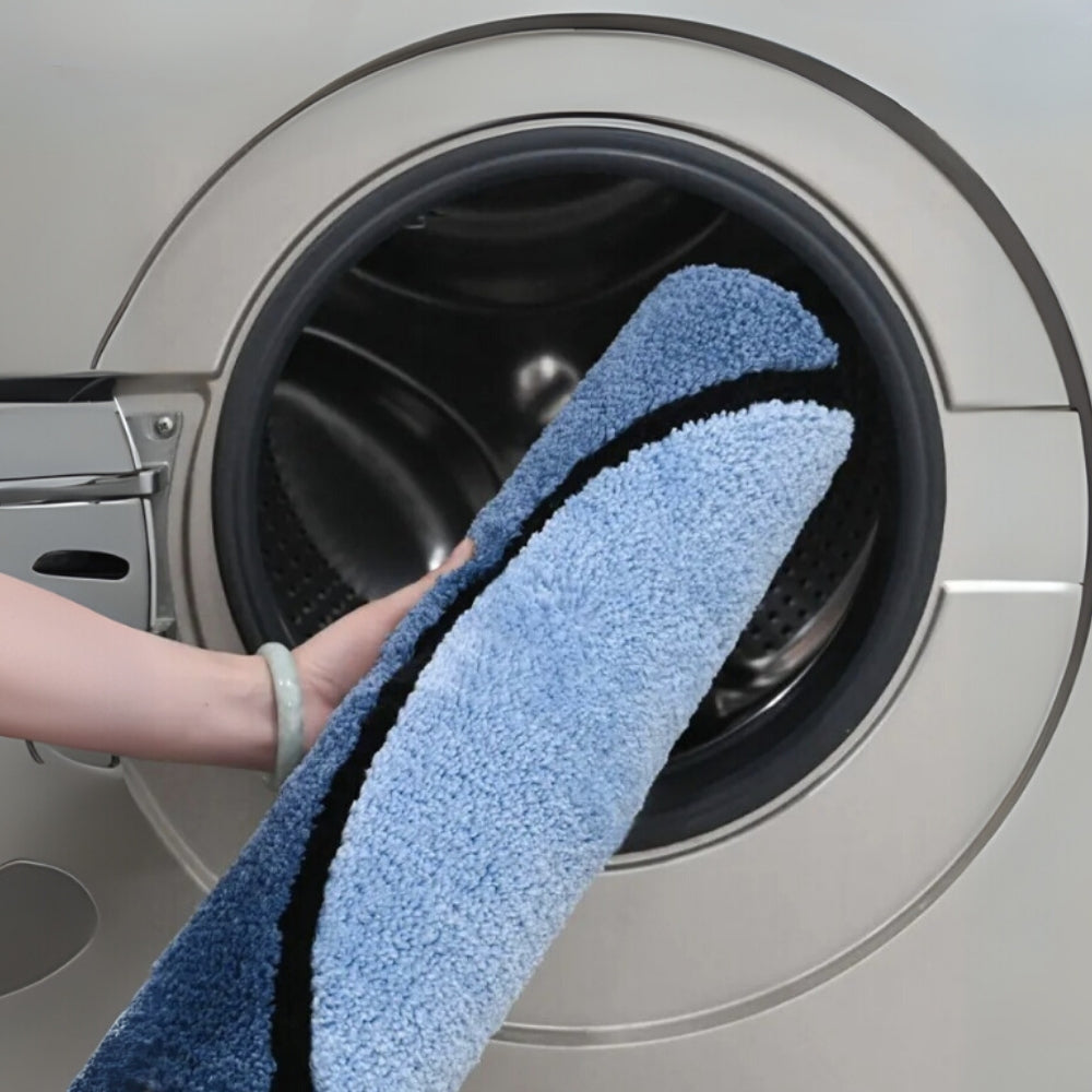 Luksuriøs, saugfähige, rutschfeste Plüsch-Badematte