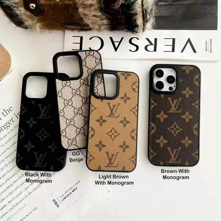 Skanto | Luksuriøs merkevare designer lærveske for iPhone