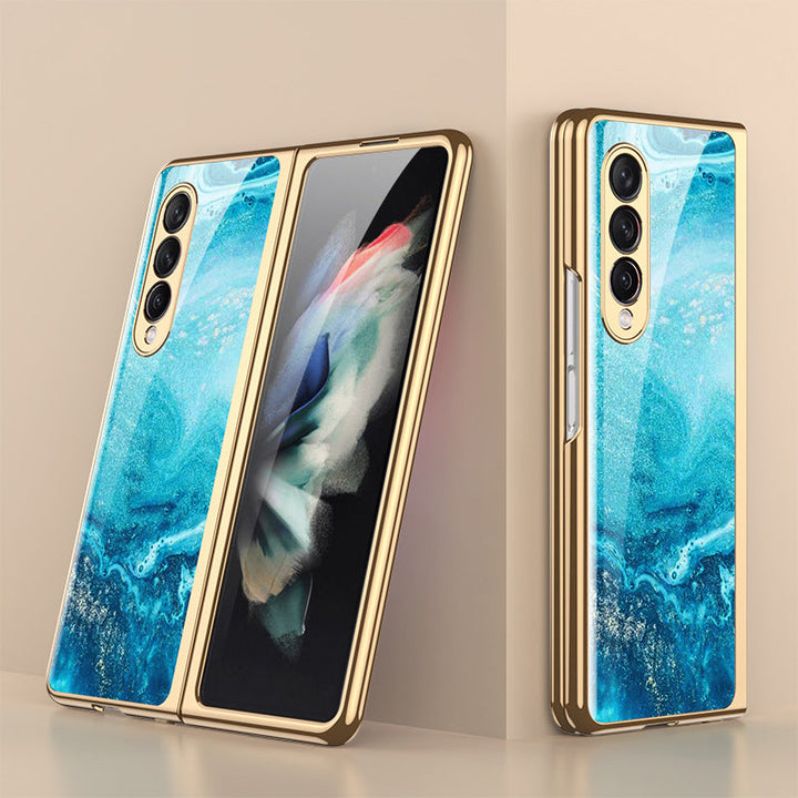 Skanto | Luksuriøst Belegg Herdet Glassdeksel for Samsung Galaxy Z Fold 3 5G