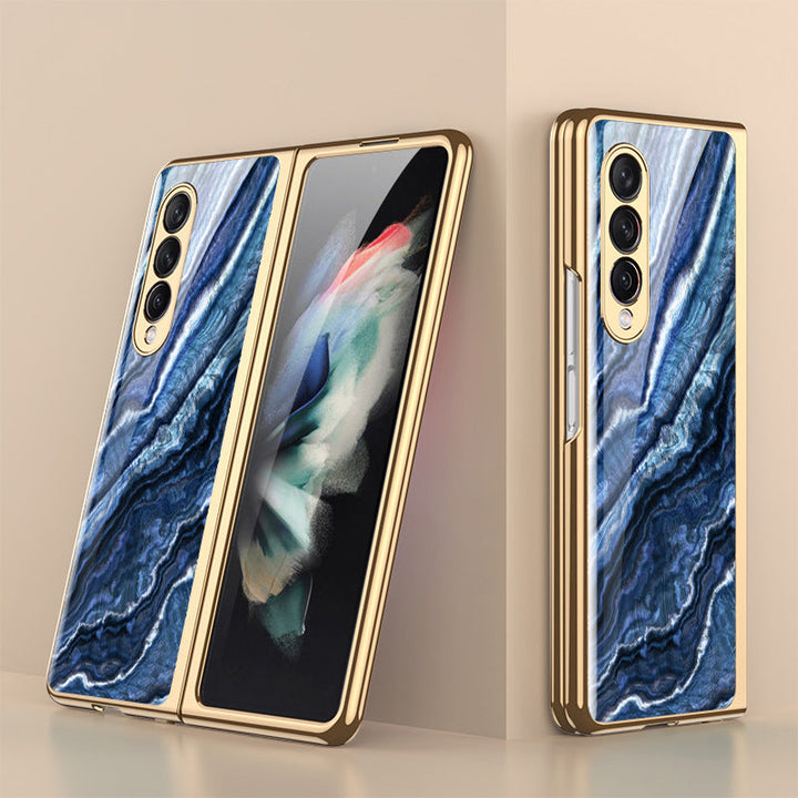 Skanto | Luksuriøst Belegg Herdet Glassdeksel for Samsung Galaxy Z Fold 3 5G