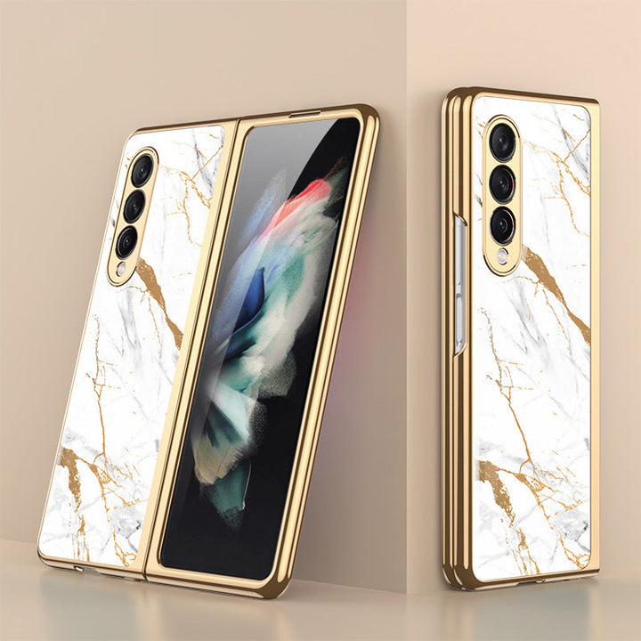 Skanto | Luksuriøst Belegg Herdet Glassdeksel for Samsung Galaxy Z Fold 3 5G