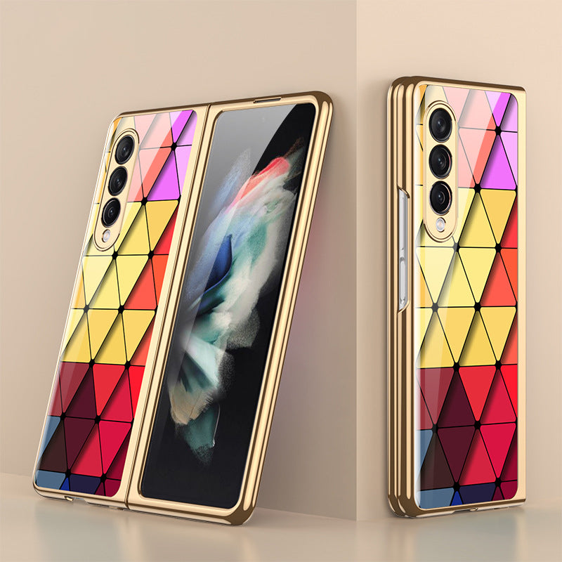Skanto | Luksuriøst Belegg Herdet Glassdeksel for Samsung Galaxy Z Fold 3 5G