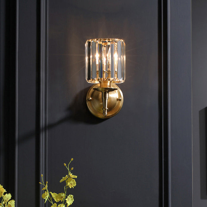 Luksus Klar Krystall Vegglampe | Skanto