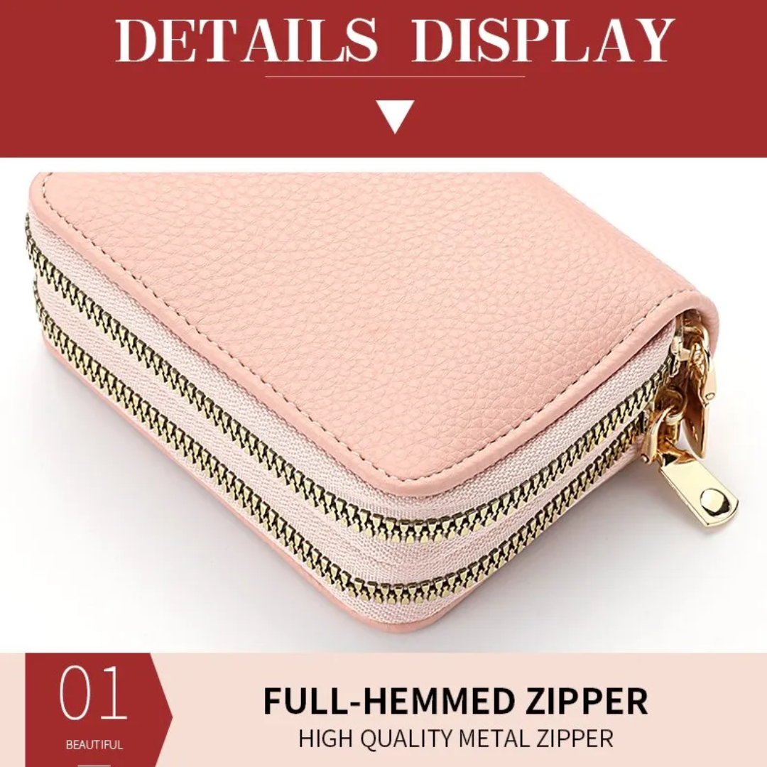 Trendy Lychee Print Wallet Skanto