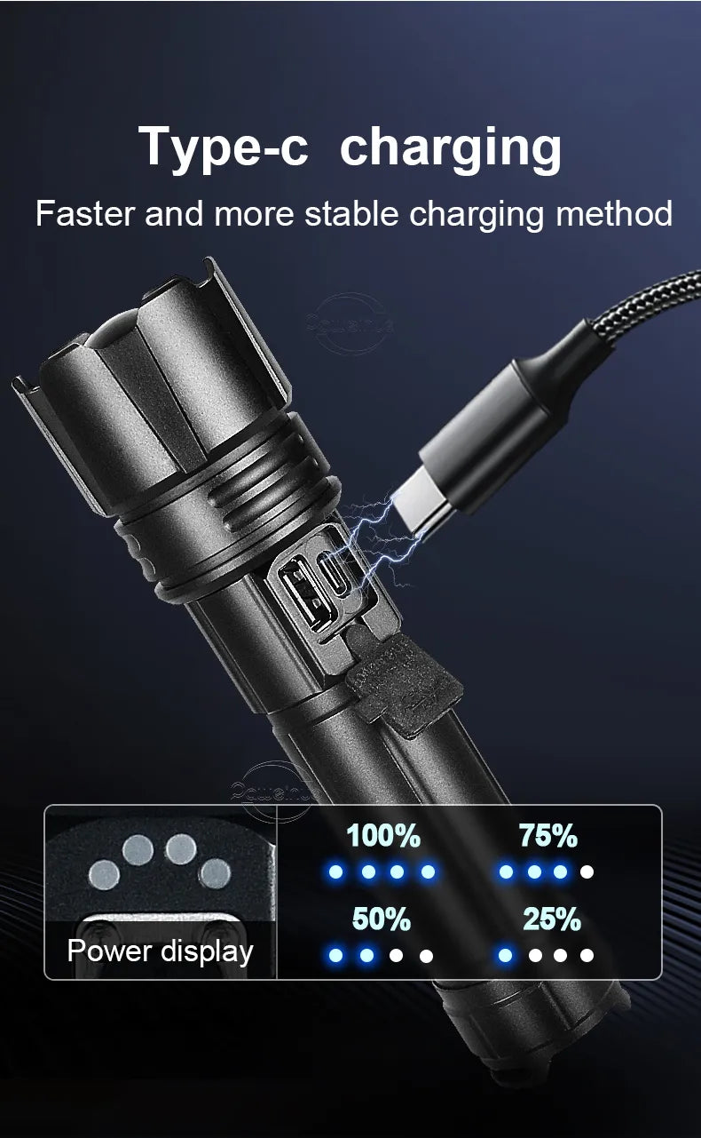 Oppladbar LED-lommelykt for Adventure Skanto