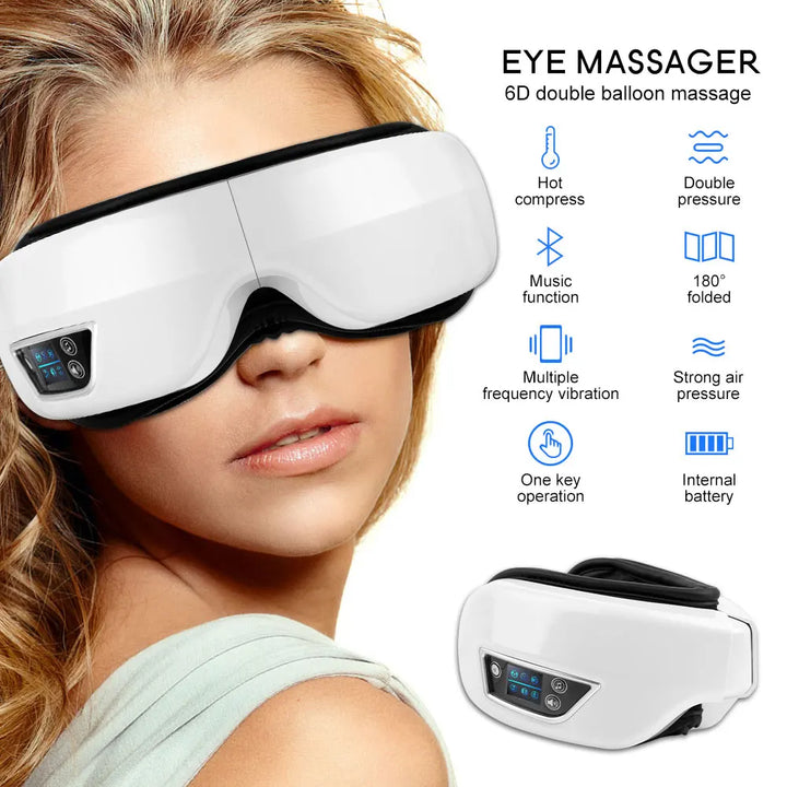Smart Eye Massage med Airbag Teknologi Skanto