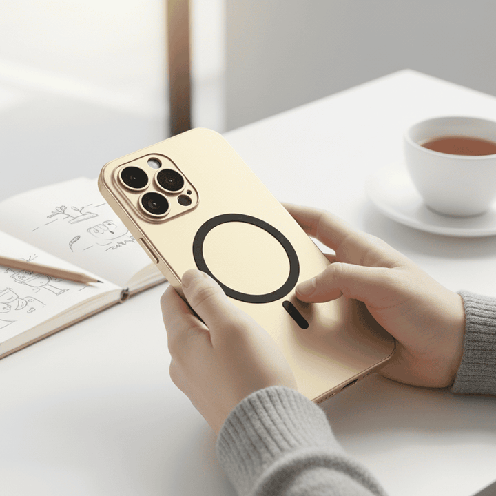 Skanto | Slim magnetisk metalllokk for iPhone