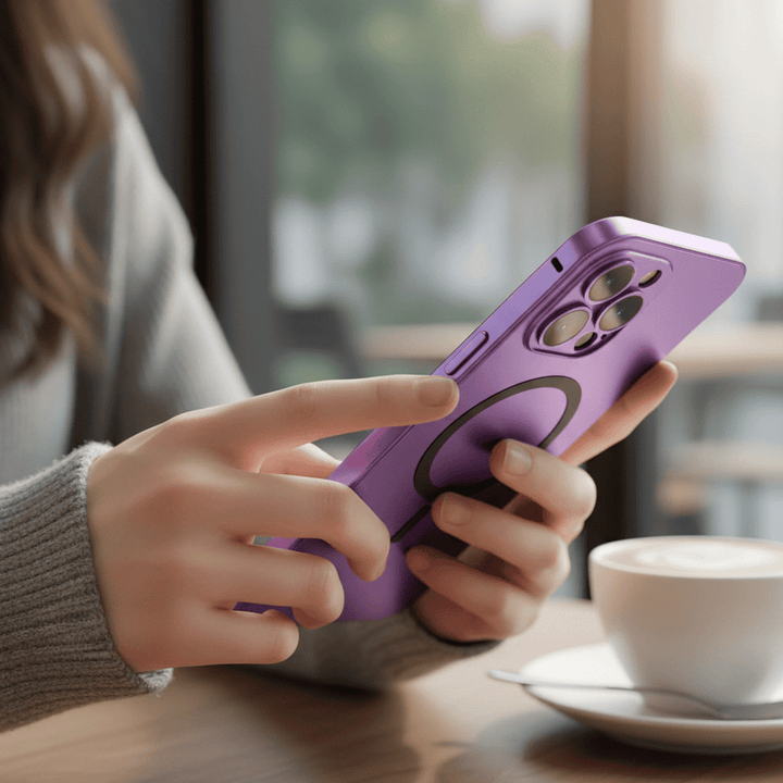 Skanto | Slim magnetisk metalllokk for iPhone