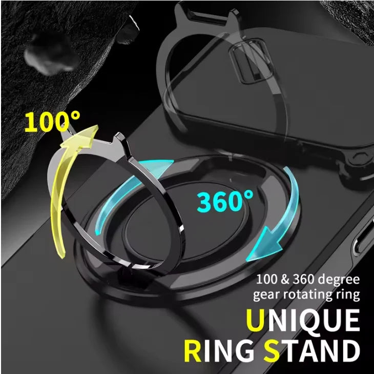 Skanto | Robust magnetisk beskyttelsesdeksel med stativ for iPhone 17-serien