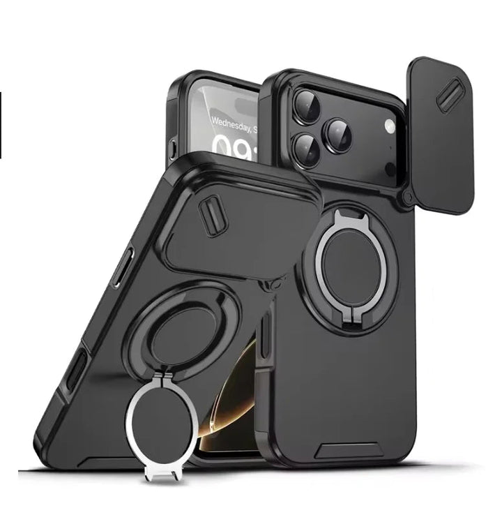 Robuste magnetiske beskyttelseshülle med støtte for iPhone 17-serien