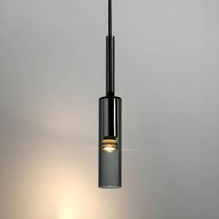 Pendellampe laget av røkt glass – Elegant design med glitrende lyseffekter | Perfekt for stue | Skanto