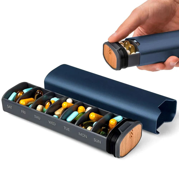 Skanto | Spill-proof 7-dagers pilleboks med lukking